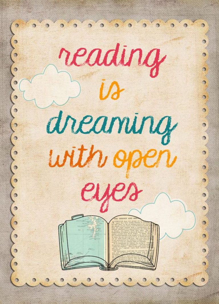 reading is dreaming with open eyes